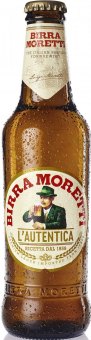 Pivo světlý ležák Birra Moretti