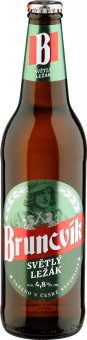 Pivo světlý ležák Bruncvík