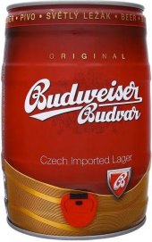 Pivo světlý ležák Budweiser Budvar - soudek