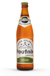 Pivo světlý ležák Premium Poutník