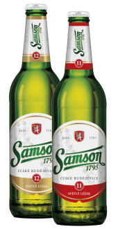 Pivo světlý ležák Samson