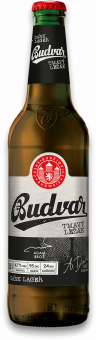 Pivo tmavý ležák Budweiser Budvar