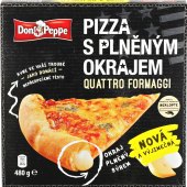 Pizza s plněným okrajem mražená Don Peppe