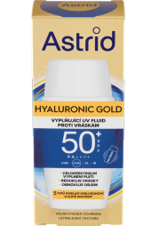 Pleťový Fluid Hyaluron Gold SPF 50 Astrid