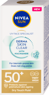 Pleťový krém na opalování Expert derma skin clear OF 50 Sun Nivea