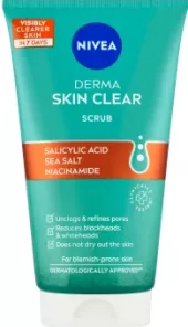 Pleťový peeling Derma Skin Clear Nivea