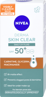 Pleťový UV fluid SPF 50 Derma Skin Clear Nivea