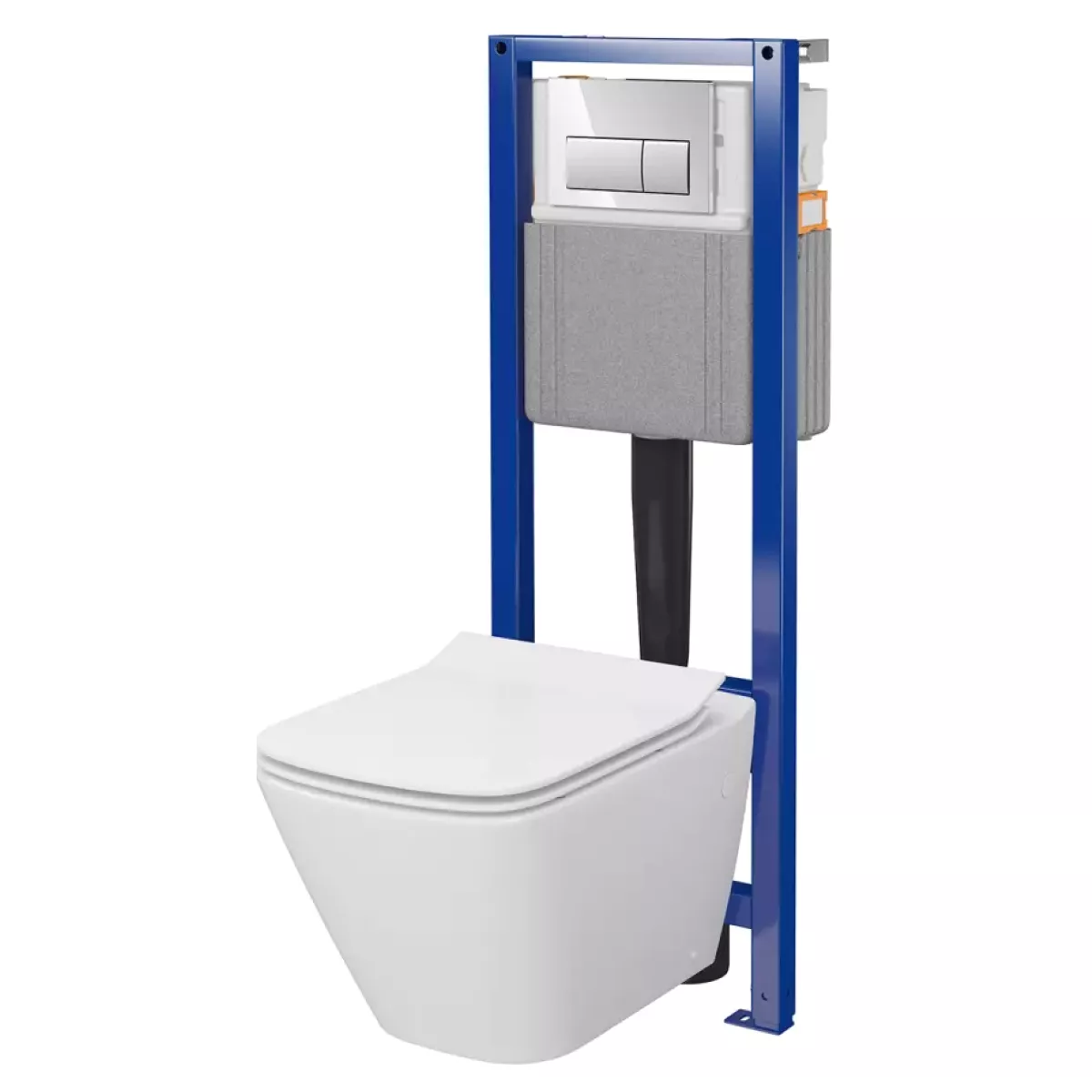 Podomítkový WC set Mesto City Square levně | Kupi.cz