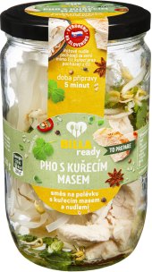 Polévka Pho s kuřecím masem ve skle Ready Billa