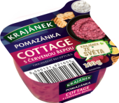 Pomazánka Cottage červená řepa Krajánek