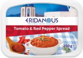 Pomazánka s paprikou, rajčaty a sýrem Eridanous