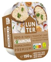 Pomazánka tofu škvarková premium Lunter