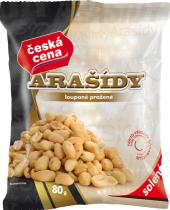 Pražené arašídy Česká cena