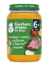 Příkrmy Gerber Organic for Baby