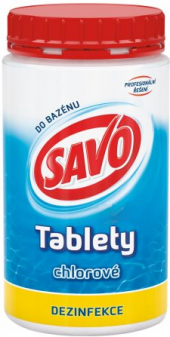 Přípravek do bazénu tablety chlorové Savo