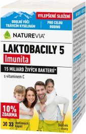 Probiotika Laktobacily 5 Imunita NatureVia Swiss