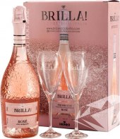 Prosecco Rosé Brilla - dárkové balení