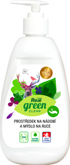 Prostředek na nádobí a mýdlo na ruce Reál Green Clean