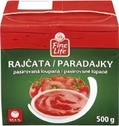 Rajčata pasírovaná loupaná Fine Life