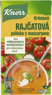 Rajčatová krémová polévka Knorr