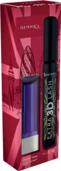 Řasenka Extra + rtěnka Renew Rimmel