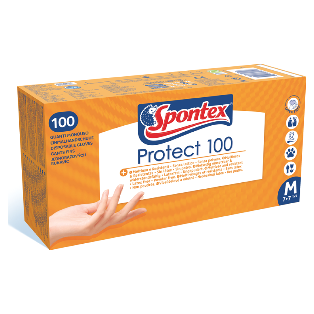 Rukavice vinylové Spontex levně | Kupi.cz