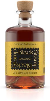Rum Bananas Black Stamp Metelka