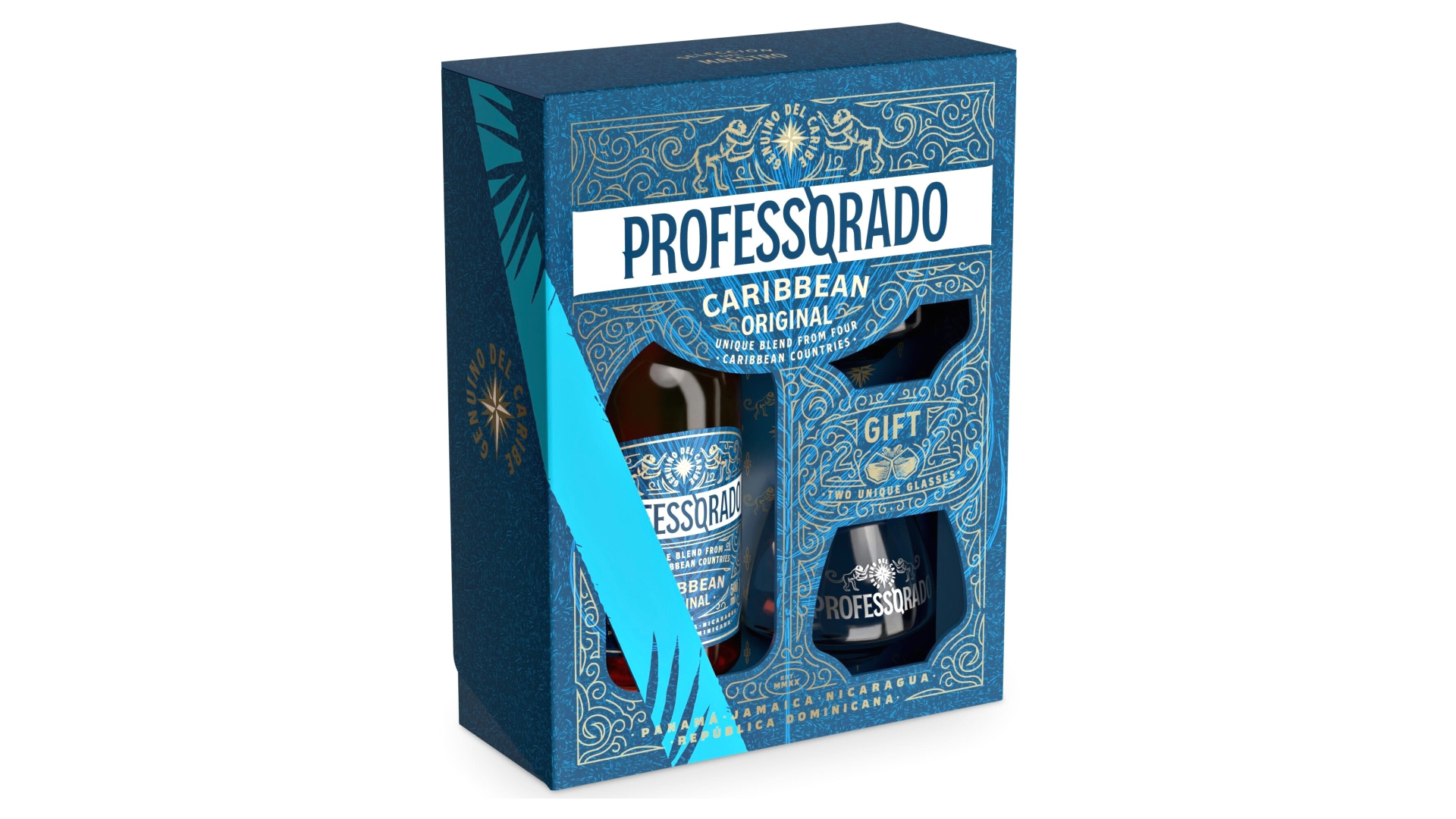 Rum Caribbean original Professorado - dárkove balení levně | Kupi.cz