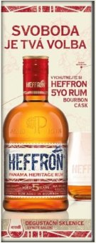 Rum Heritage 5YO Heffron Panama - dárkové balení