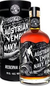 Rum reserva Austrian Empire Navy Albert Michler Distillery