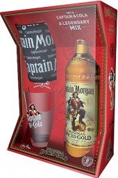 Captain Morgan Spiced Gold - dárkové balení