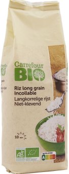 Rýže dlouhozrnná Bio Carrefour