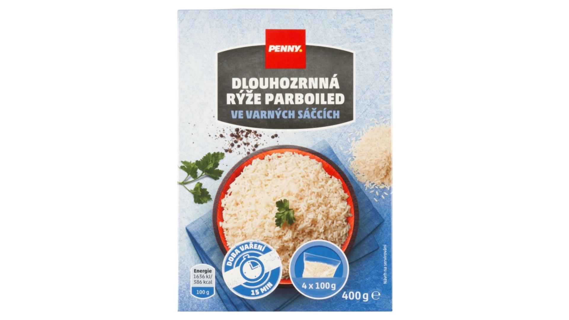 Rýže dlouhozrnná parboiled Penny levně | Kupi.cz