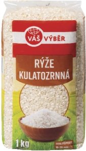 Rýže kulatozrnná Váš Výběr