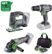 Sada aku nástrojů 3v1 PowerSystem LUX-TOOLS