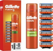 Sada na holení pánská hlavice + gel na holení Fusion Gillette