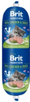 Salám pro kočky Brit Premium by Nature