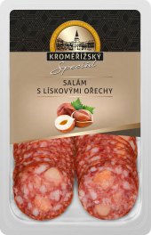 Salám s lískovými ořechy Kroměřížský speciál Kmotr