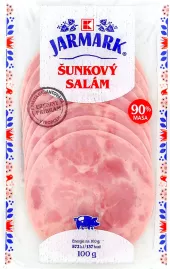 Salám šunkový zauzený K-Jarmark