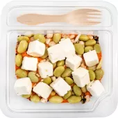 Salát s quinoou a sýrovými kostičkami & klasický hummus Table foods
