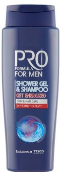 Šampon a sprchový gel 2v1 Pro Formula Tesco