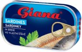 Sardinky ve vlastní šťávě Giana