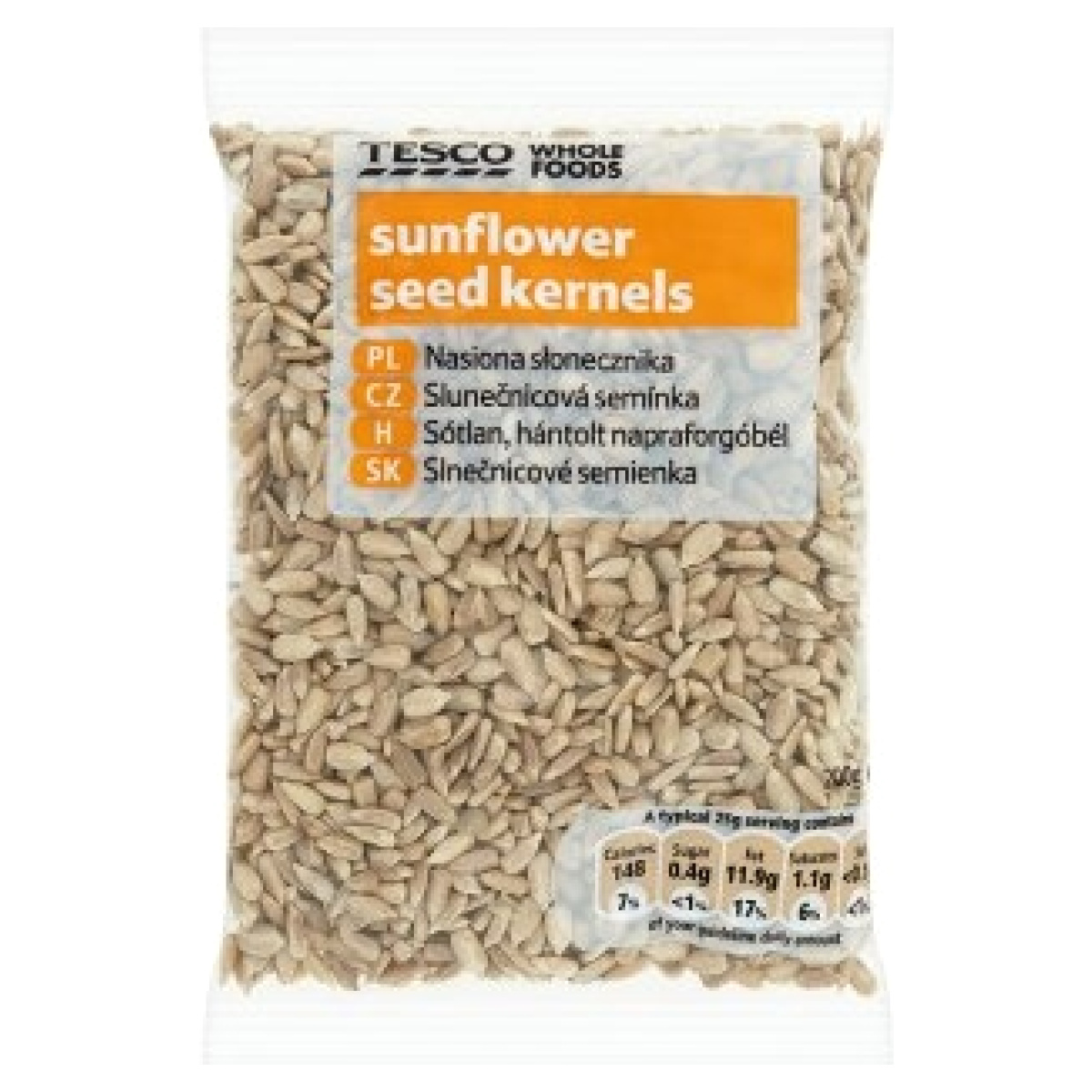 Slunečnicová semínka Tesco levně | Kupi.cz