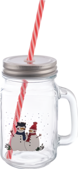 Sklenice s brčkem Orion