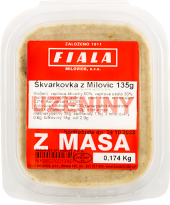 Škvarková pomazánka z Milovic Fiala uzeniny z masa