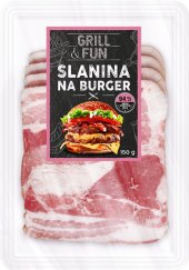 Slanina na burger Grill&Fun