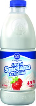 Smetana čerstvá ke šlehání 33% Bohemilk