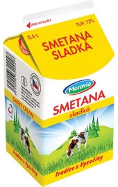 Smetana sladká Moravia 12%