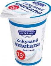 Smetana zakysaná  15% Choceňská mlékárna