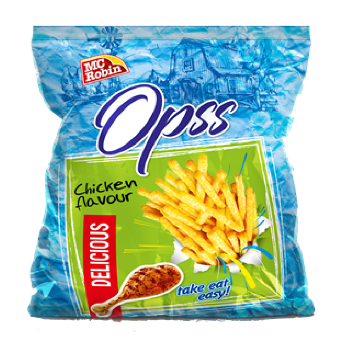 Snack hranolky Opss MC Robin levně | Kupi.cz